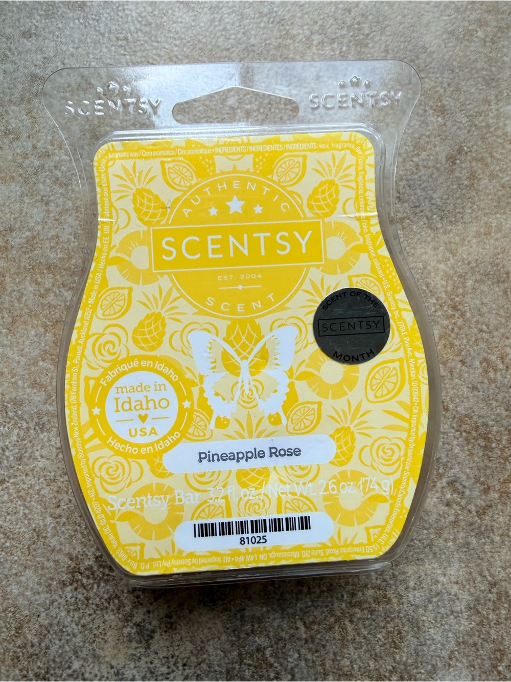SCENTSY Bar Pineapple Rose